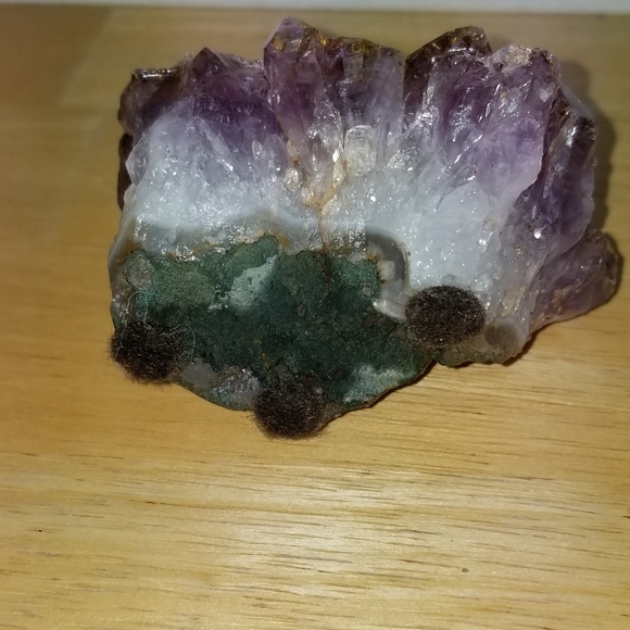 #1148 Rare Collectible Real Amethyst with Wolf - Picture 11 of 12